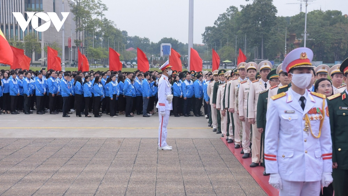 980 dai bieu vao lang vieng bac truoc gio khai mac Dai hoi Doan toan quoc hinh anh 15