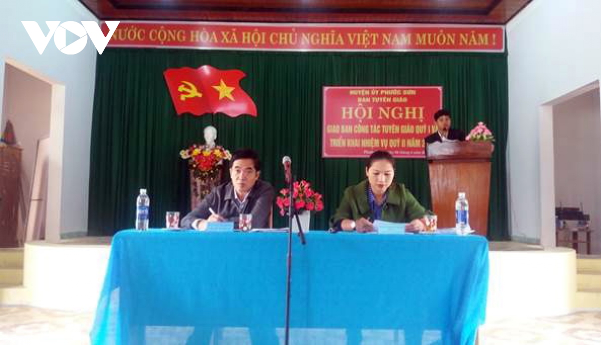 mien nhiem truong ban dan toc hDnd huyen mien nui phuoc son, quang nam hinh anh 2