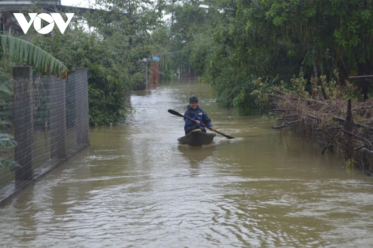 mot so vung trung thap o thua thien hue ngap lut keo dai hinh anh 5