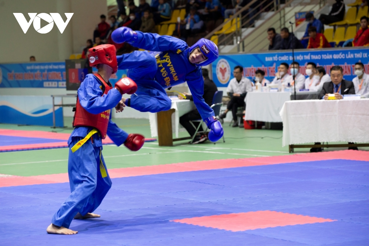 Dai hoi the thao toan quoc nam 2022 hon 350 vDv tranh tai mon vovinam hinh anh 1