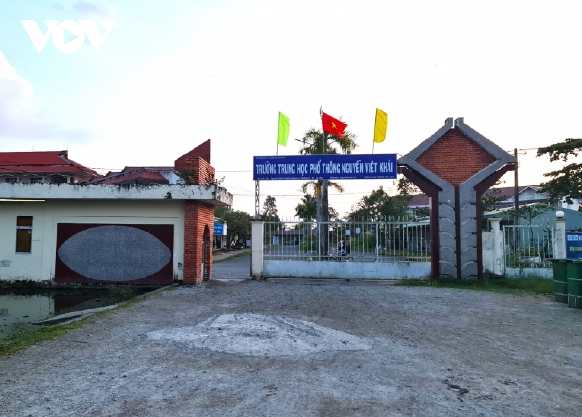 mot nam sinh bi chem nhieu nhat gan cong truong o ca mau hinh anh 1