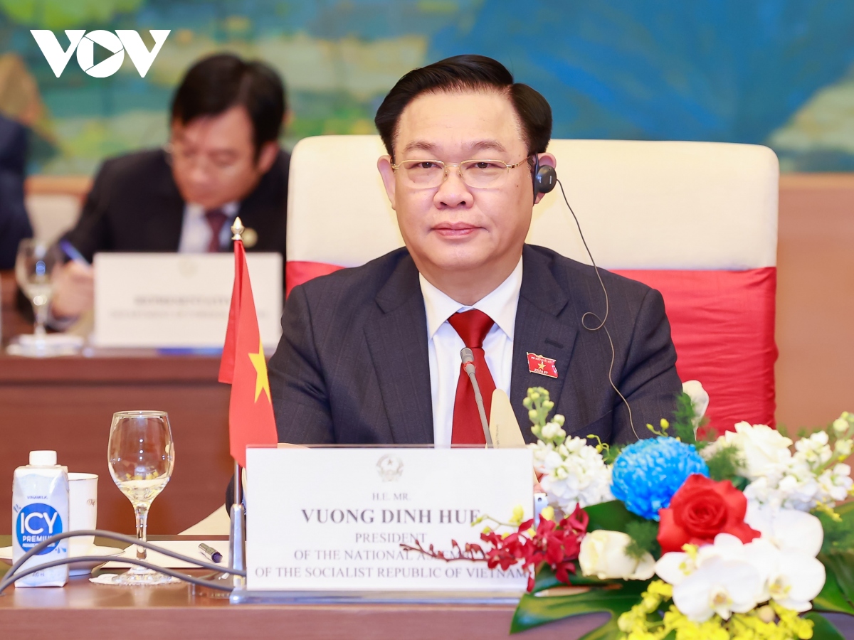chu tich quoc hoi vuong Dinh hue hoi dam voi chu tich quoc hoi han quoc hinh anh 4