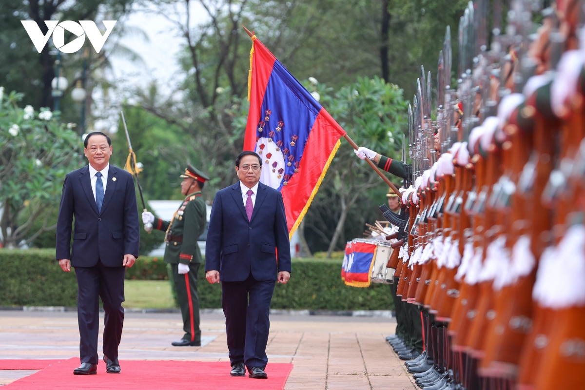 le don chinh thuc thu tuong pham minh chinh tham chinh thuc chdcnd lao hinh anh 3