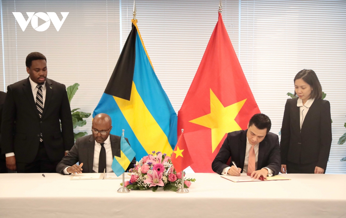 viet nam va bahamas thiet lap quan he ngoai giao hinh anh 1