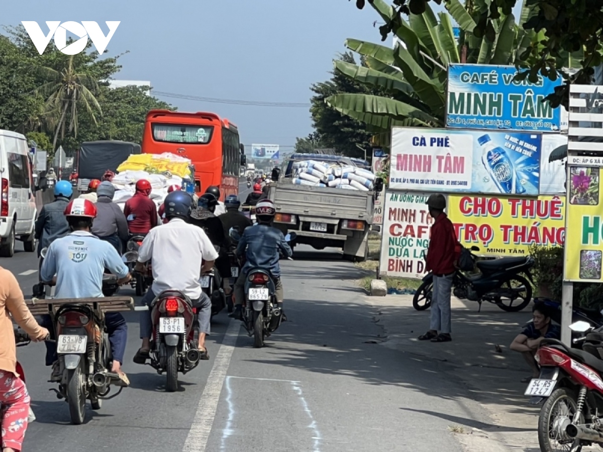 tien giang thuong ta cong an bi tai nan giao thong tu vong hinh anh 2