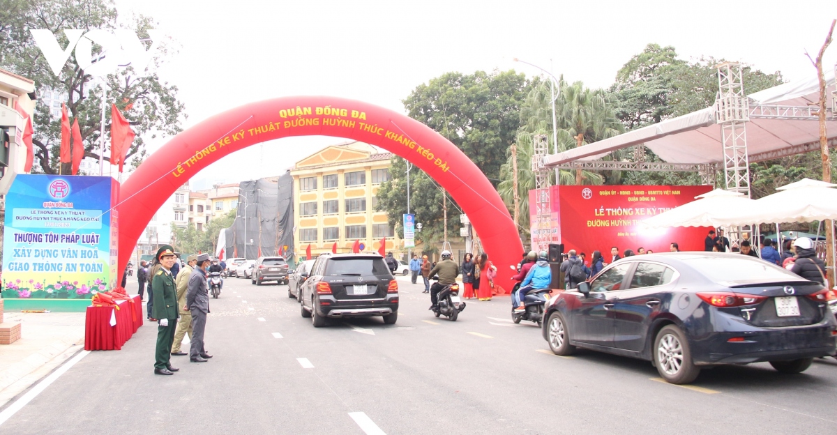 ha noi thong xe duong huynh thuc khang noi dai sau 4 nam thi cong hinh anh 4