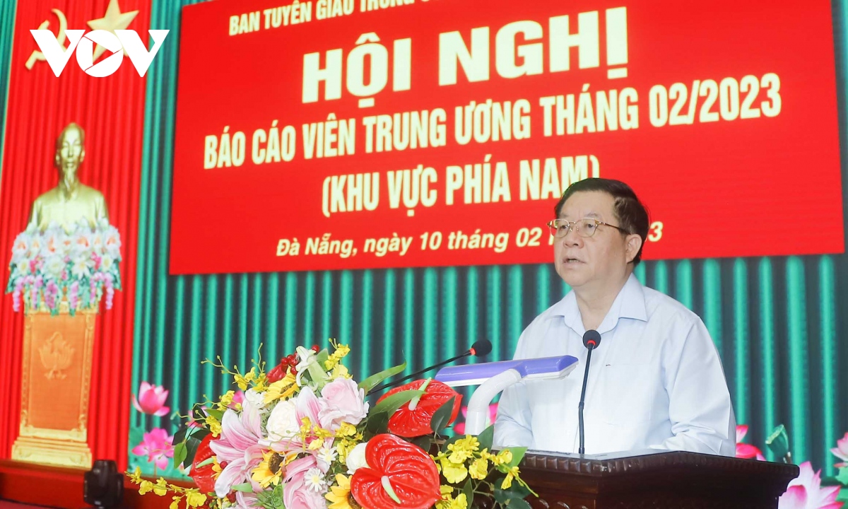 truong ban tuyen giao trung uong du hoi nghi bao cao vien khu vuc phia nam hinh anh 1