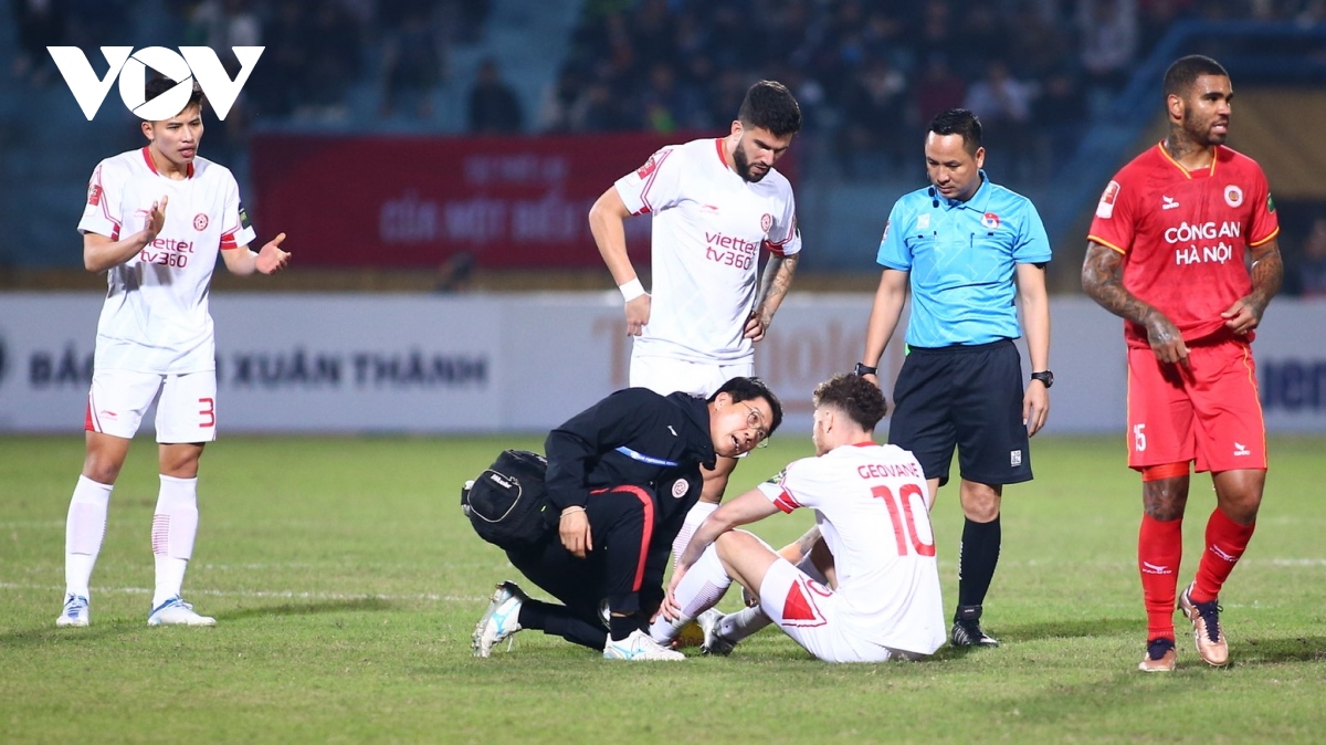 truc tiep clb cong an ha noi 0-1 viettel fc trung ve tien dung mo diem hinh anh 3