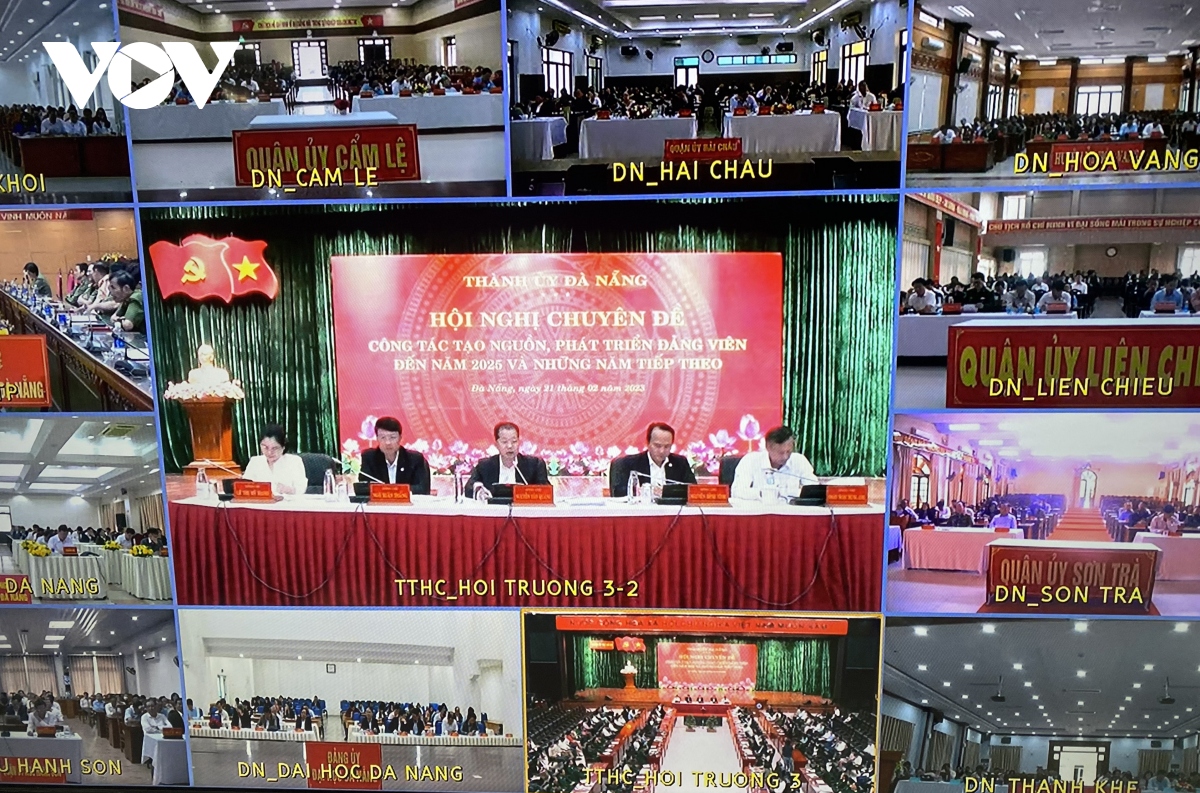 4.000 dai bieu o Da nang du hoi nghi chuyen de phat trien dang vien hinh anh 2