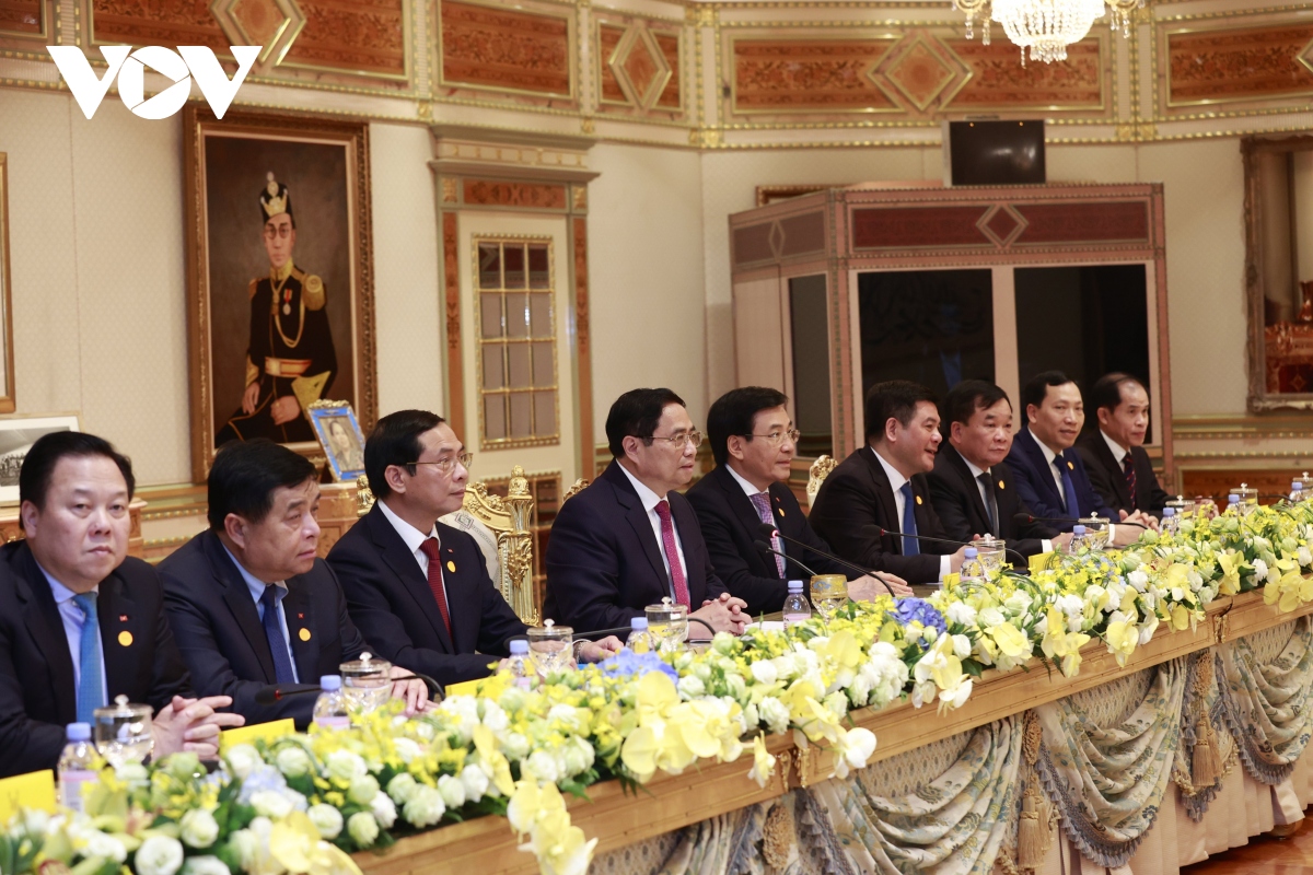 thu tuong pham minh chinh hoi dam voi quoc vuong brunei darussalam hinh anh 2
