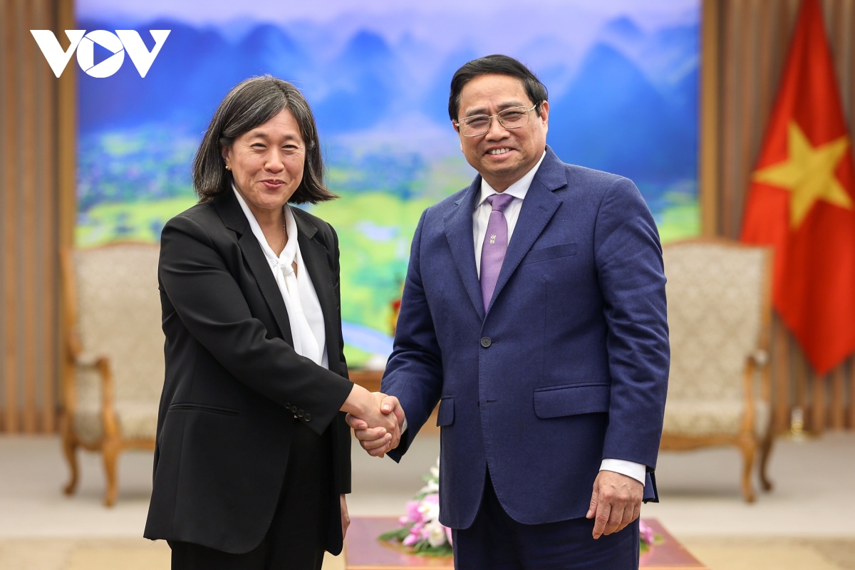 thu tuong pham minh chinh tiep Dai dien thuong mai hoa ky katherine tai hinh anh 3