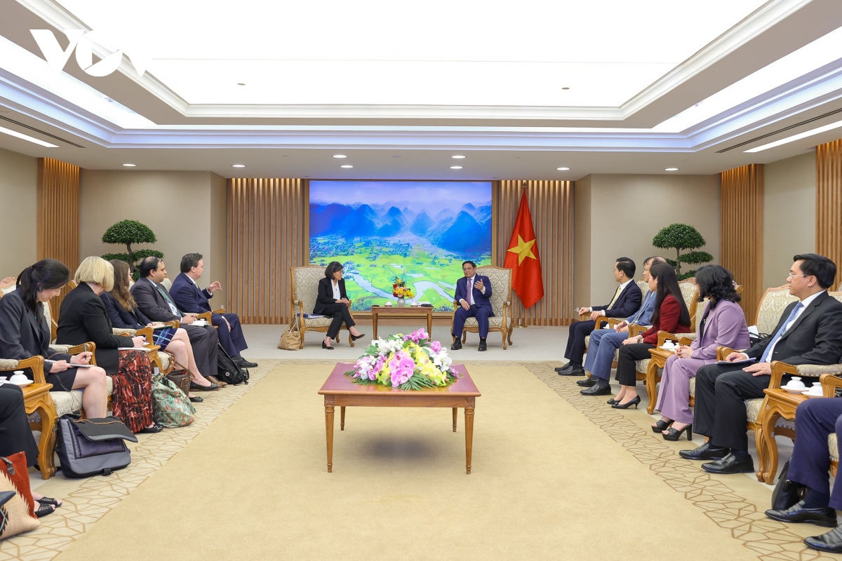 thu tuong pham minh chinh tiep Dai dien thuong mai hoa ky katherine tai hinh anh 2