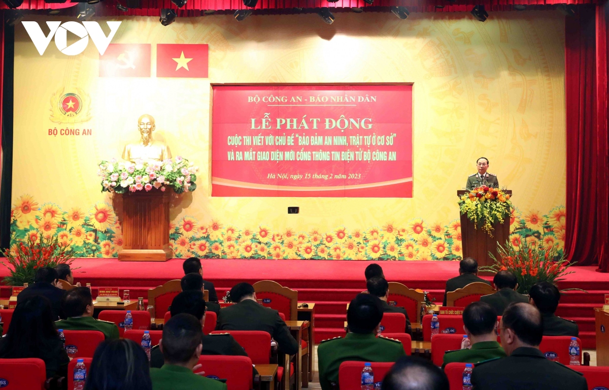 bo cong an phat dong cuoc thi viet ve an ninh trat tu co so hinh anh 2