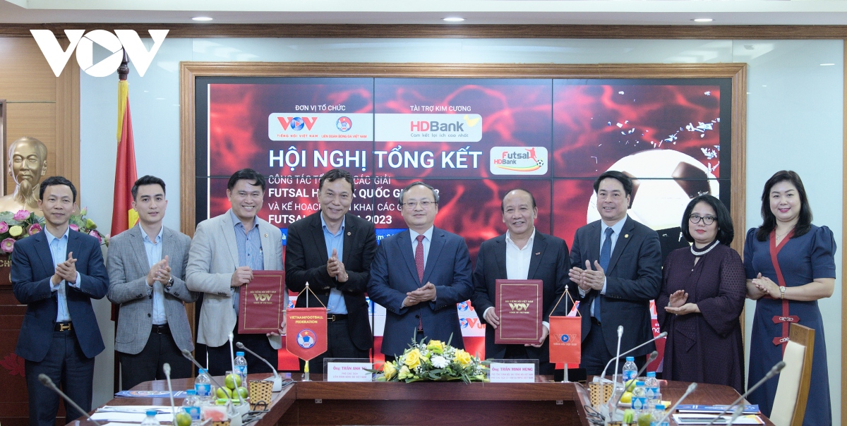vov tiep tuc dong hanh voi vff va hdbank to chuc cac giai futsal quoc gia nam 2023 hinh anh 1