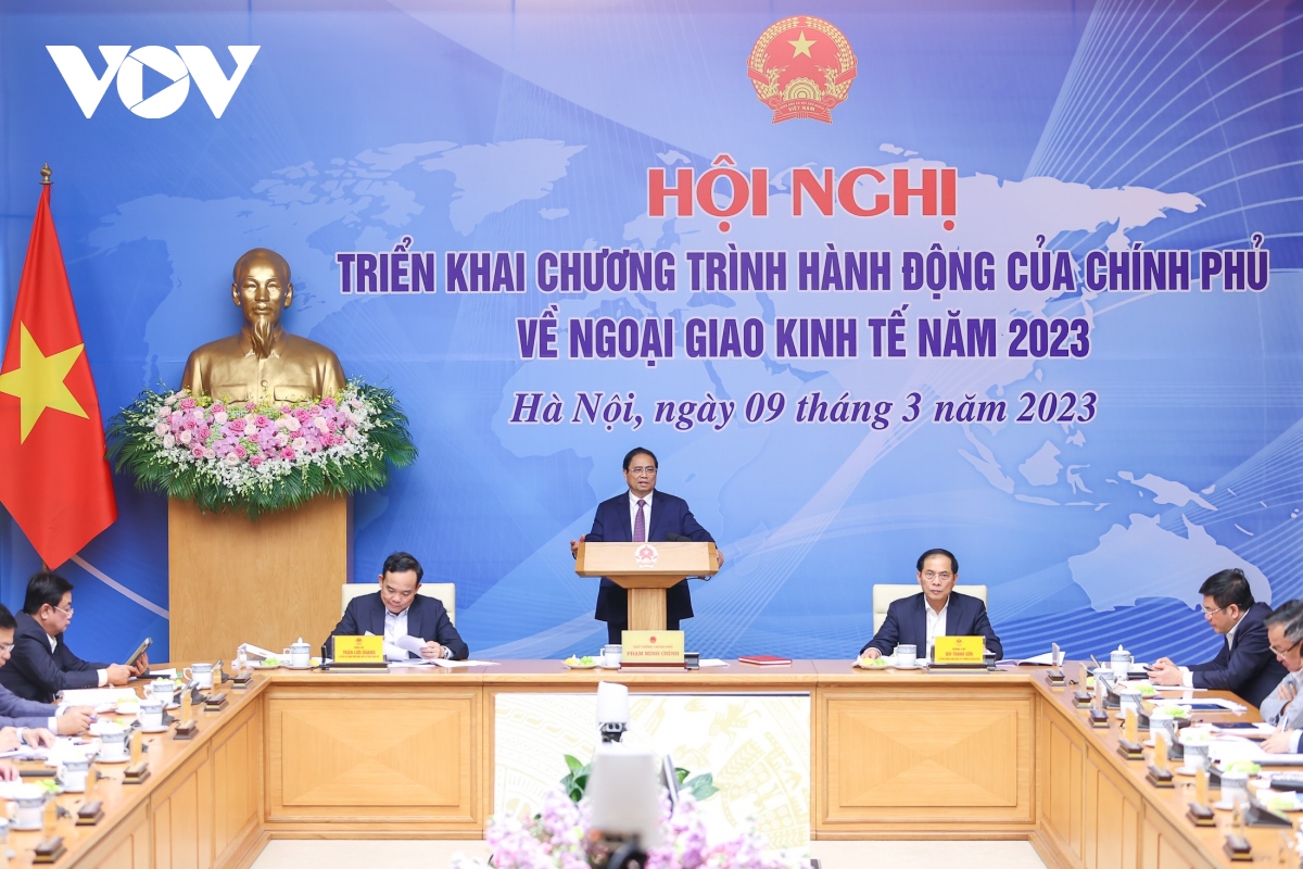 thu tuong tang cuong ngoai giao kinh te la chu truong lon cua Dang va nha nuoc hinh anh 1