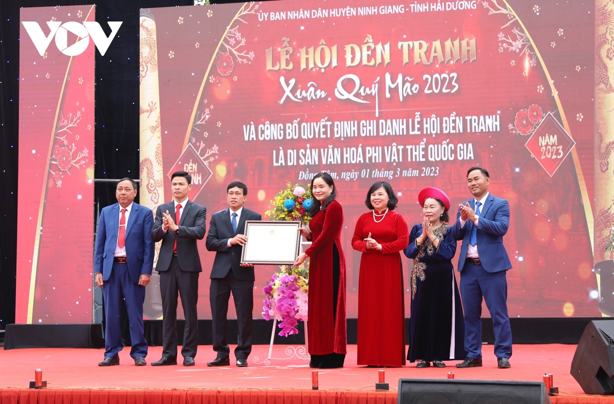 le hoi Den tranh duoc ghi danh di san van hoa phi vat the quoc gia hinh anh 4