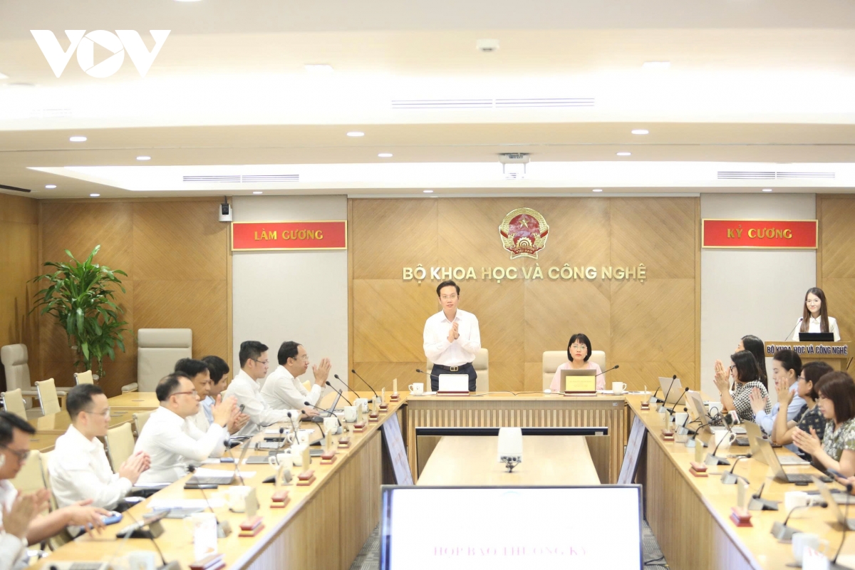 Họp báo thường kỳ Bộ Khoa học và Công nghệ