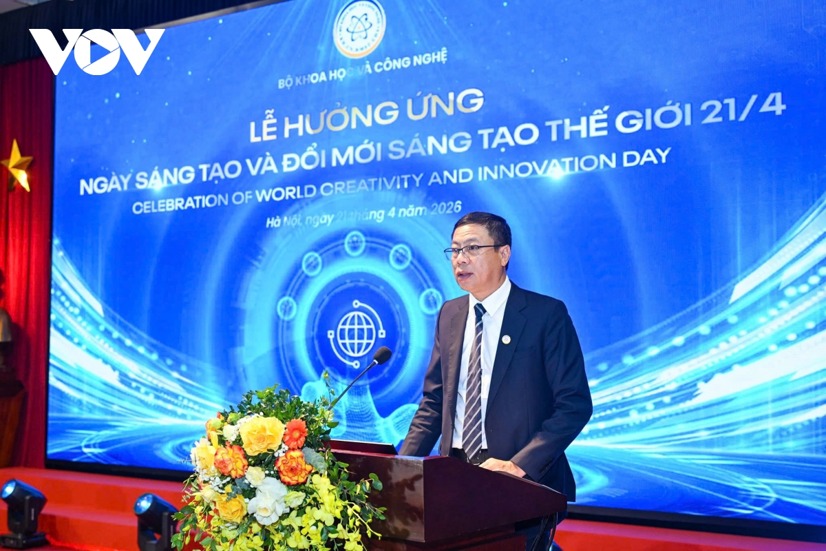 Thứ trưởng Bộ KH&CN Lê Xuân Định phát biểu khai mạc buổi lễ