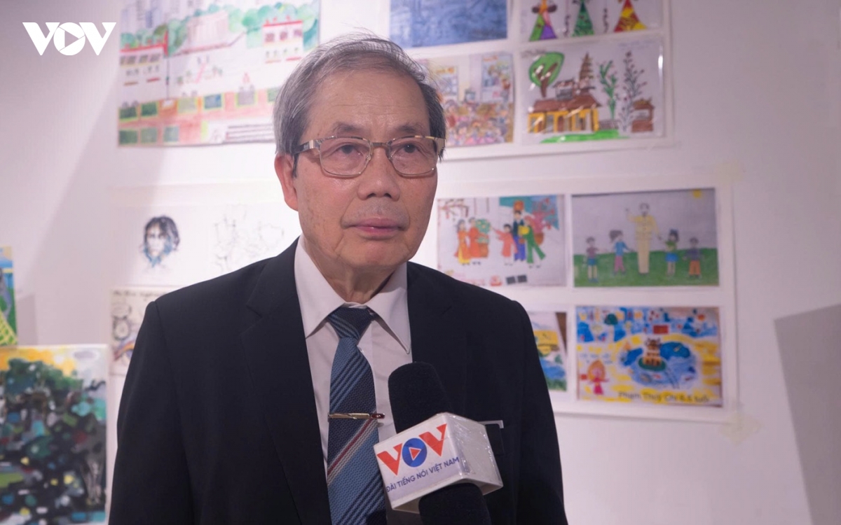 Le Xuan Lam, chu tich Dien dan gin giu tieng Viet va van hoa Viet o nuoc ngoai -vov.jpg