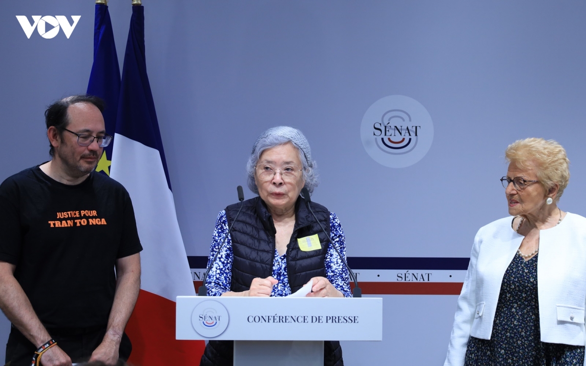 ba Tran To Nga phat bieu tai Thuong vien Phap, theo duoi vu kien chat doc da cam den cung -vov.jpg