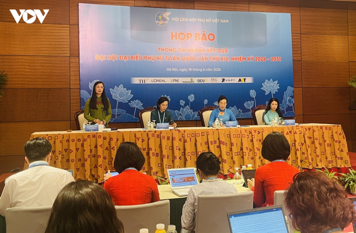 Họp báo thông tin nhanh kết quả Đại hội Đại biểu Phụ nữ toàn quốc lần thứ XIV