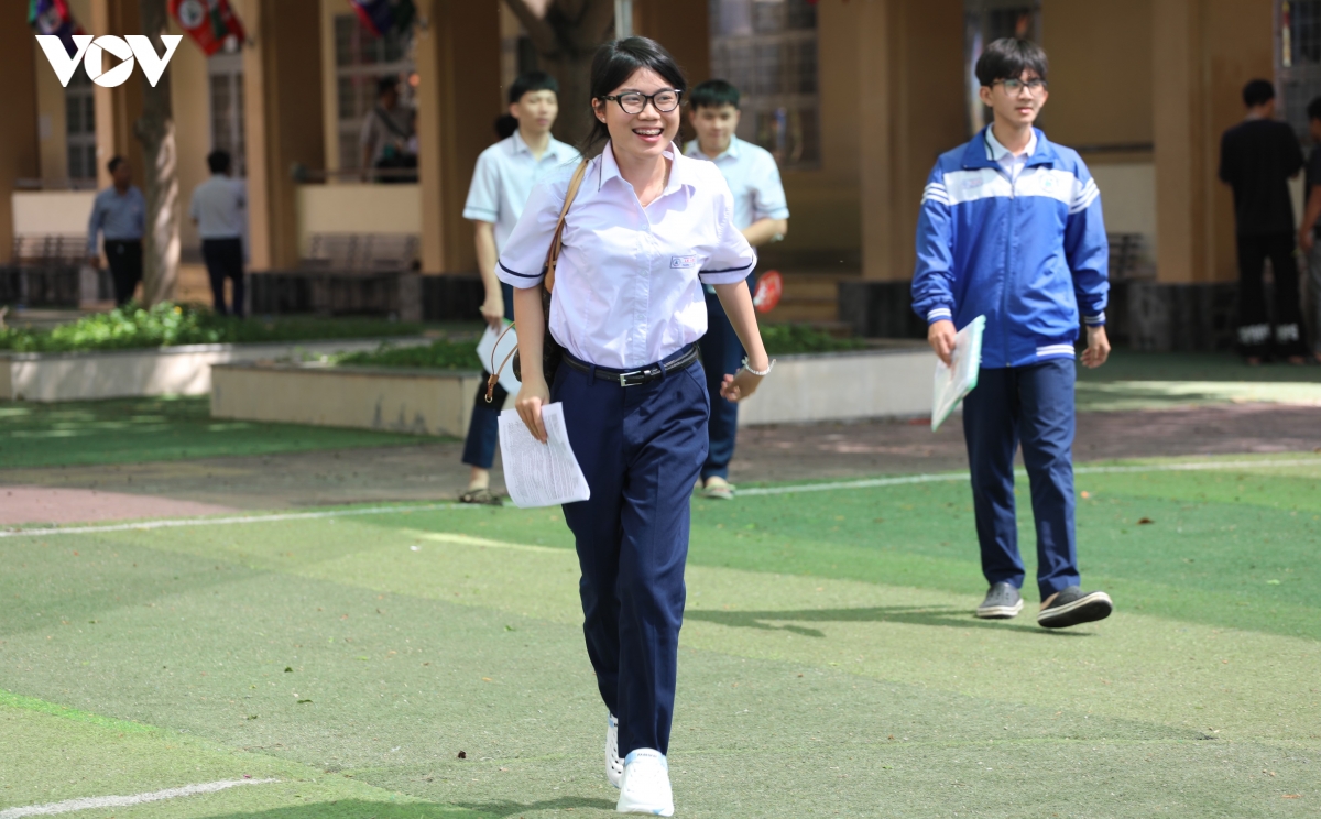 Niềm vui của một thí sinh tỉnh Lâm Đồng sau 2 ngày thi tốt nghiệp THPT