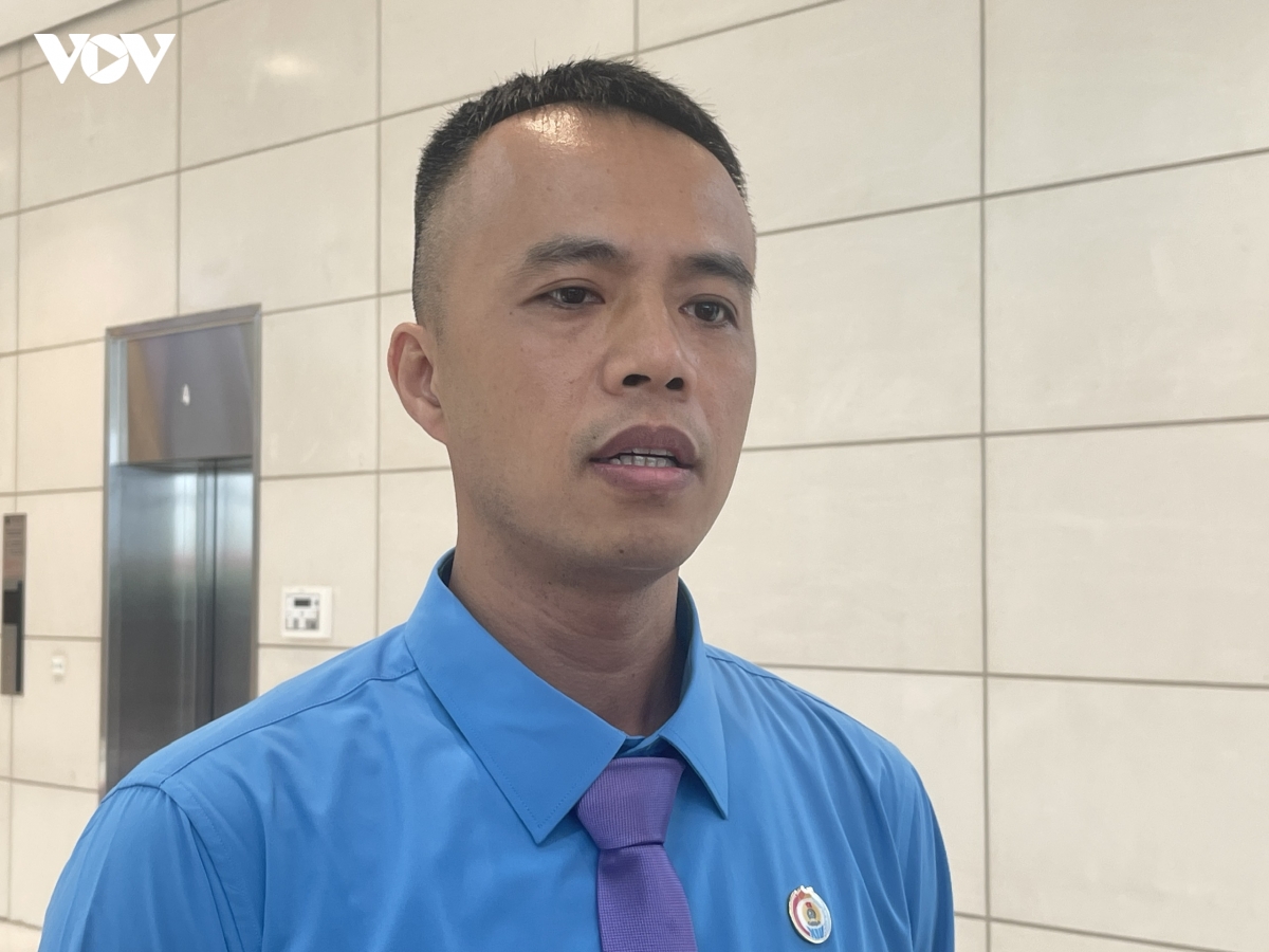 Ông Bùi Văn Trường, Chủ tịch Công đoàn Công ty TNHH Luxshare-ICT Vân Trung