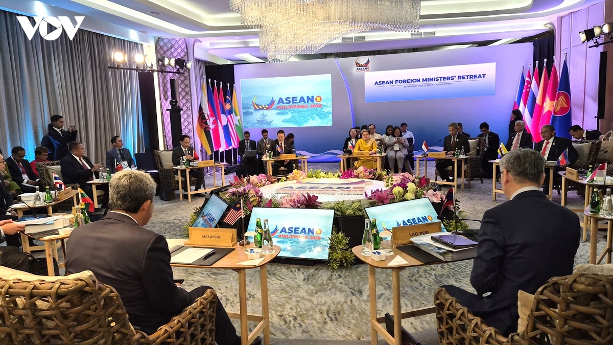 Hội nghị hẹp Bộ trưởng Ngoại giao ASEAN diễn ra tại Cebu, Philippines tháng 02/2026. Ảnh: VOV-Jakarta