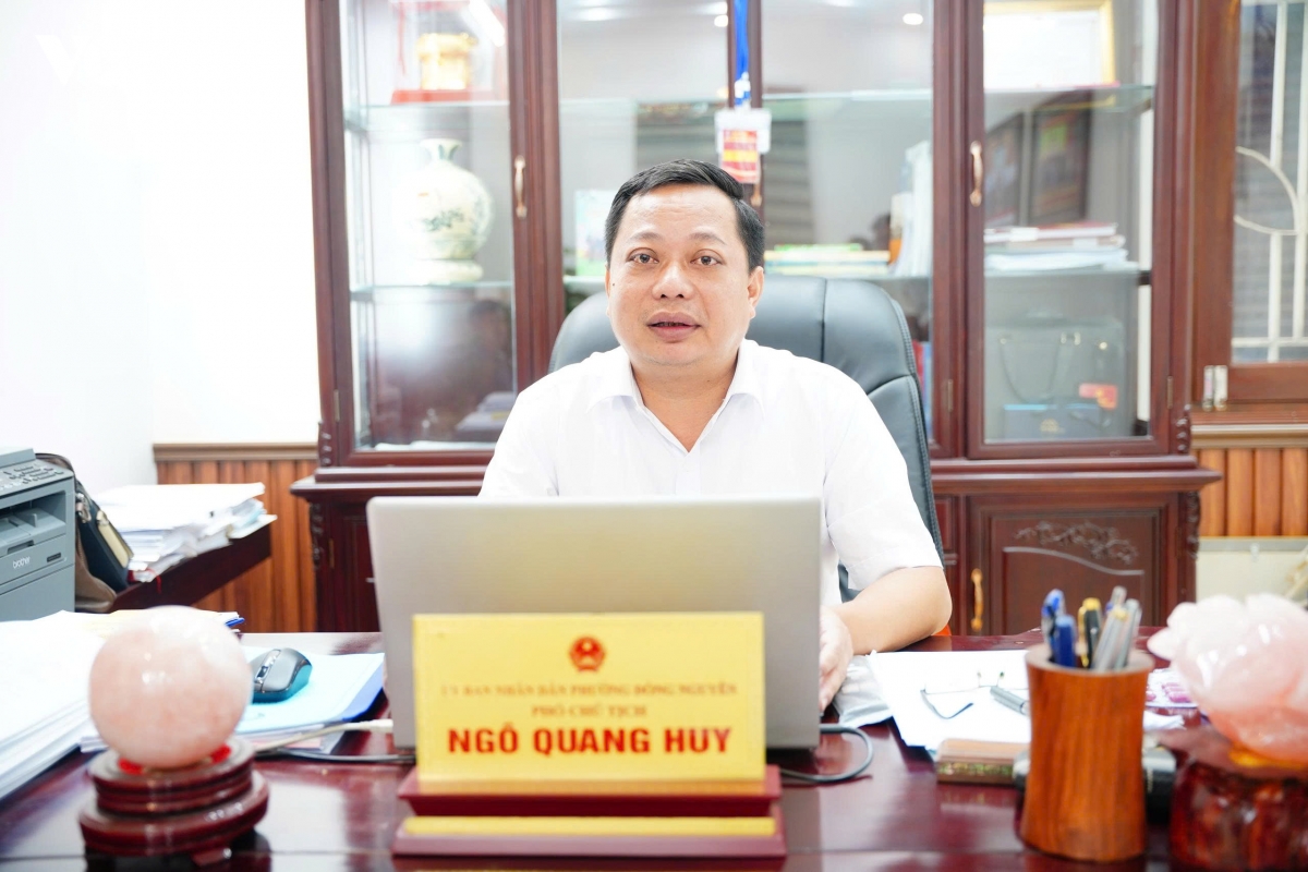 Ông Ngô Quang Huy, Phó Chủ tịch UBND phường Đồng Nguyên, cho biết việc sáp nhập tổ dân phố được thực hiện theo hướng tinh gọn nhưng không làm mất bản sắc làng nghề Đồng Kỵ.