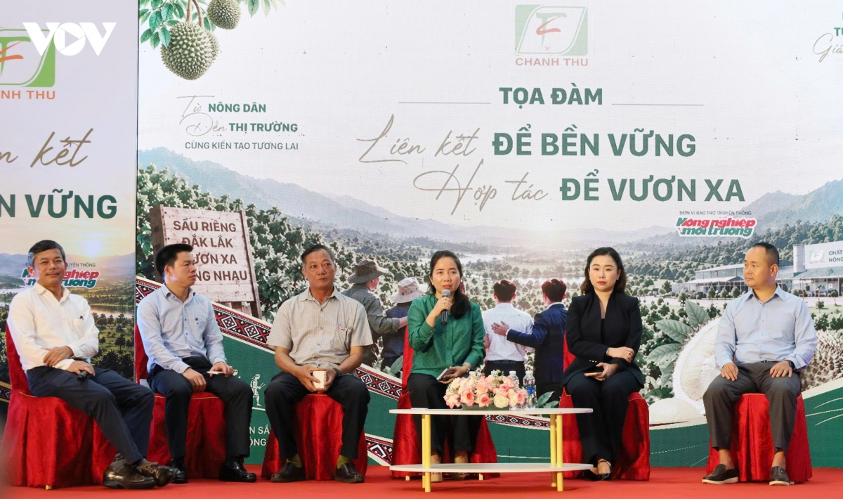 Các đại biểu đều nhìn nhận để sầu riêng vươn xa, không thể thiếu liên kết bền vững.