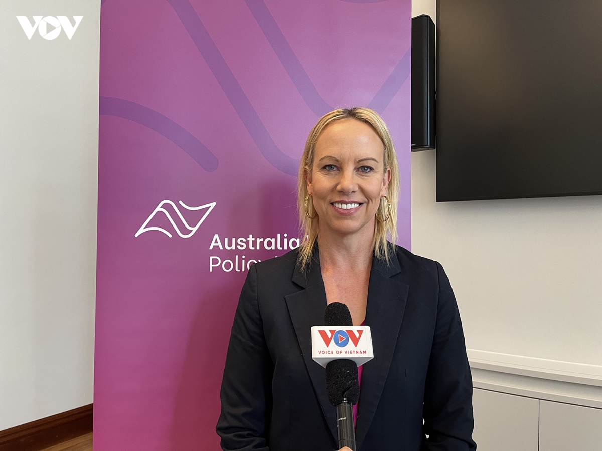 Bà Louise Adams - Tổng Giám đốc điều hành công ty Aurecon, Thành viên Hội đồng Cố vấn Viện Chính sách Australia - Việt Nam (AVPI). Ảnh: Việt Nga/VOV-Australia