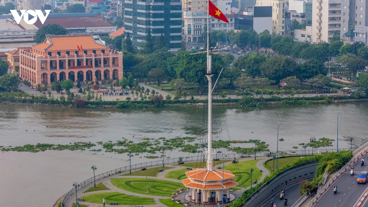 Khu vực Bến Nhà Rồng - Bến Bạch Đằng, TP.HCM (Ảnh: Tỷ Huỳnh)