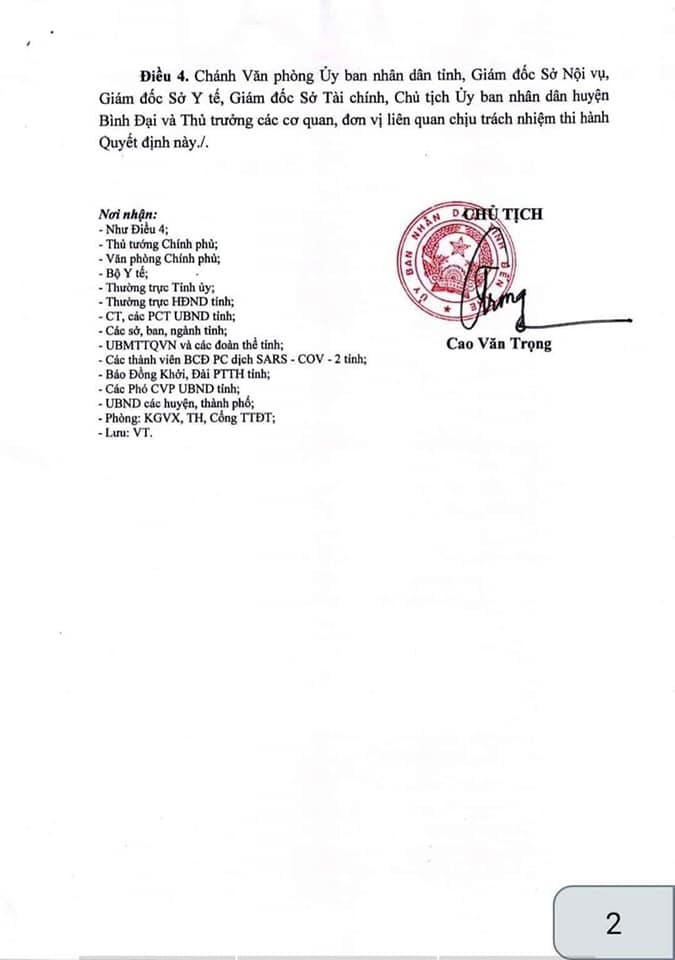 ben tre co mac covid-19, cong tac chong dich tien hanh khan truong hinh 2