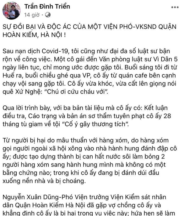 tam dinh chi can bo cua vien ksnd quan hoan kiem vi bi to moi tien hinh 1