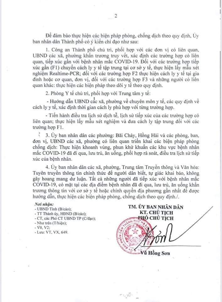 17 truong hop f1 cua bn972 di du lich ha long co ket qua am tinh hinh 2