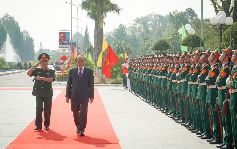 thu tuong tham, lam viec tai truong si quan luc quan 2 hinh 1