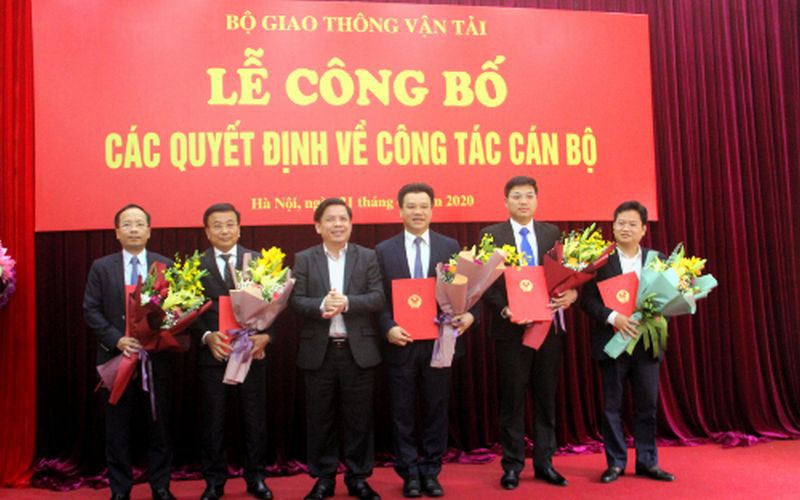 bo gtvt dieu dong, bo nhiem nhieu lanh dao vu, cuc hinh 1