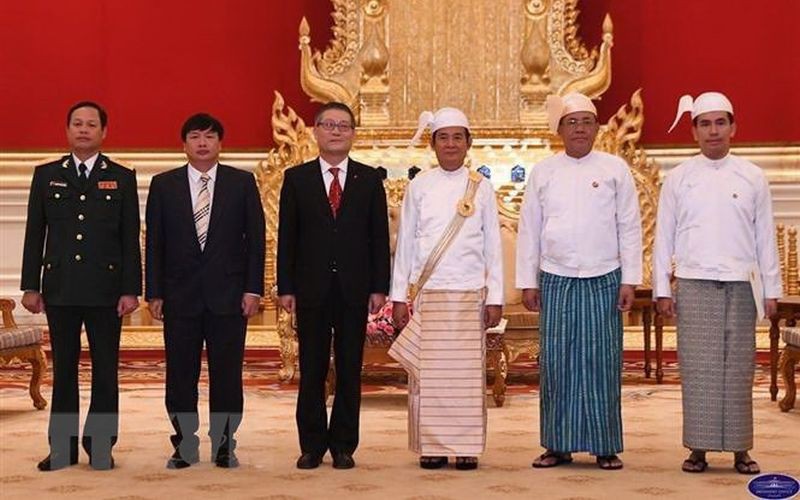 tong thong myanmar u win myint danh gia cao hop tac voi viet nam hinh 1