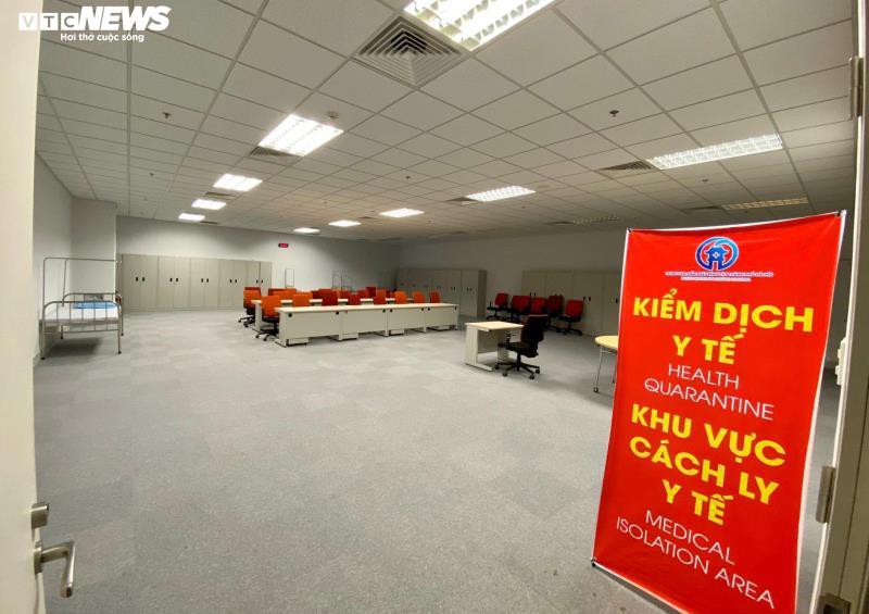 khu kiem soat, cach ly phong chong virus corona tai san bay noi bai hinh 3