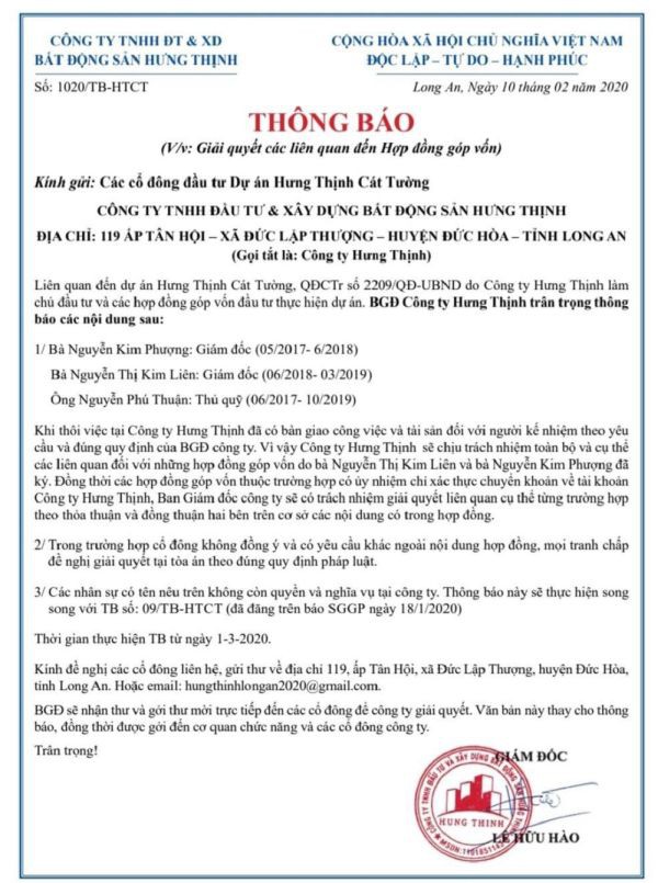 giam doc bi cong an truy tim van ky thong bao gui khach hang hinh 1