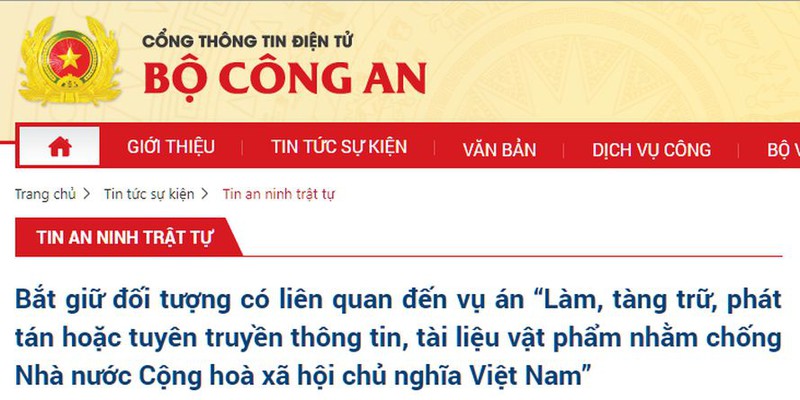 cong an tphcm khoi to, bat tam giam nguyen tuong thuy hinh 1