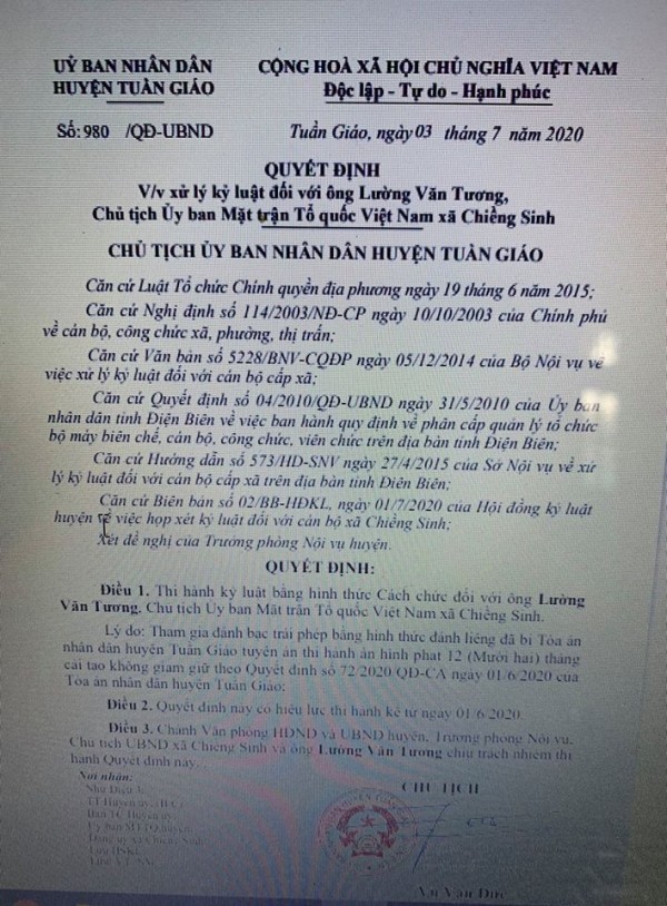 cach chuc, khien trach 4 can bo cong chuc o dien bien vi danh bac hinh 1
