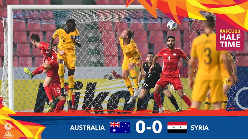 truc tiep u23 australia 0-0 u23 syria (tu ket u23 chau a, 20h15 ngay 18/1) hinh 2