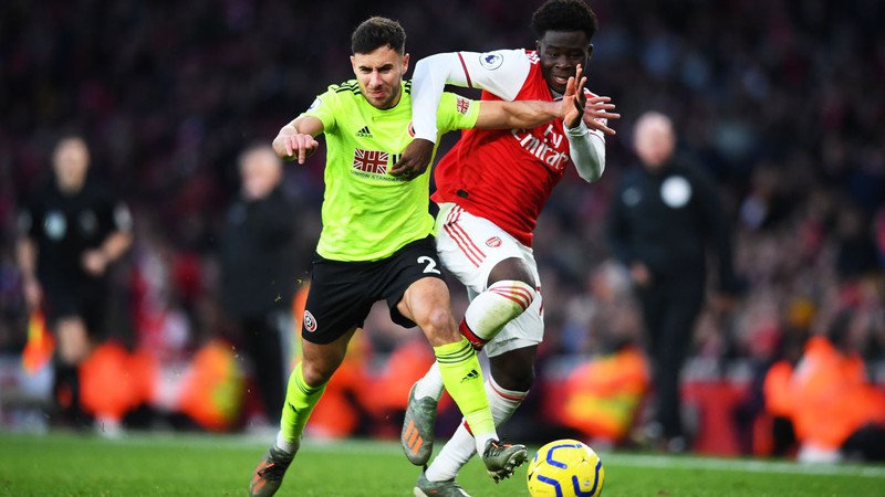 tuong thuat, ket qua premier league vong 23, arsenal 1-1 sheffield united, man city 2-2 crystal palace hinh 1