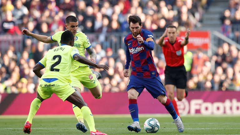 ket qua, tuong thuat barca 2-1 getafe (vong 24 la liga 22h ngay 15/2)  hinh 1
