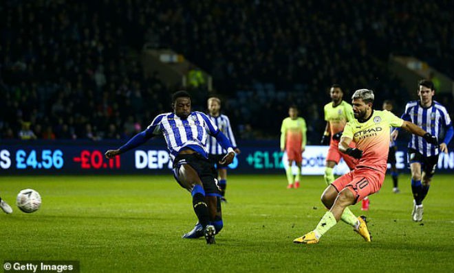ket qua, tuong thuat sheffield wednesday 0-1 man city: aguero dua man xanh vao tu ket fa cup hinh 1