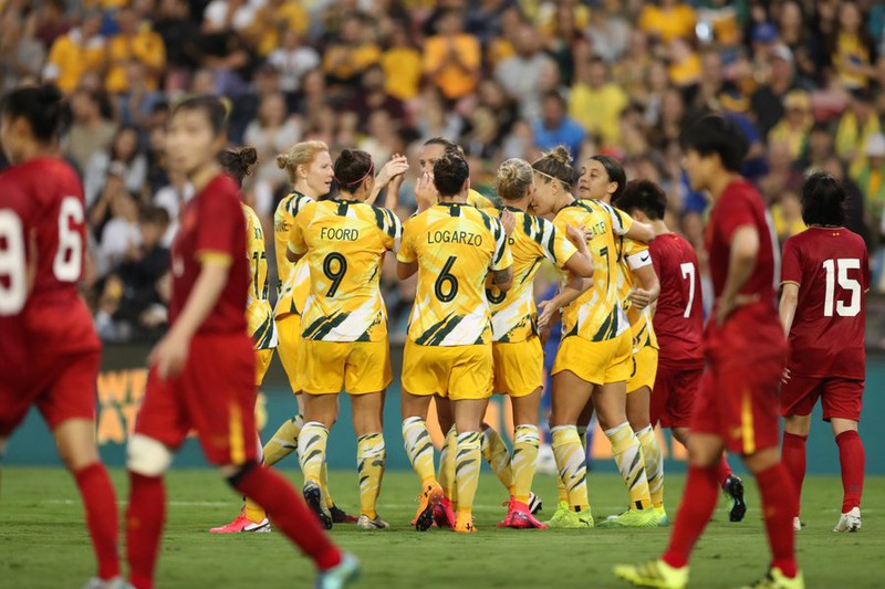 ket qua dt nu australia 5-0 dt nu viet nam (vong loai olympic tokyo 2020 14h30 ngay 6/3) hinh 1