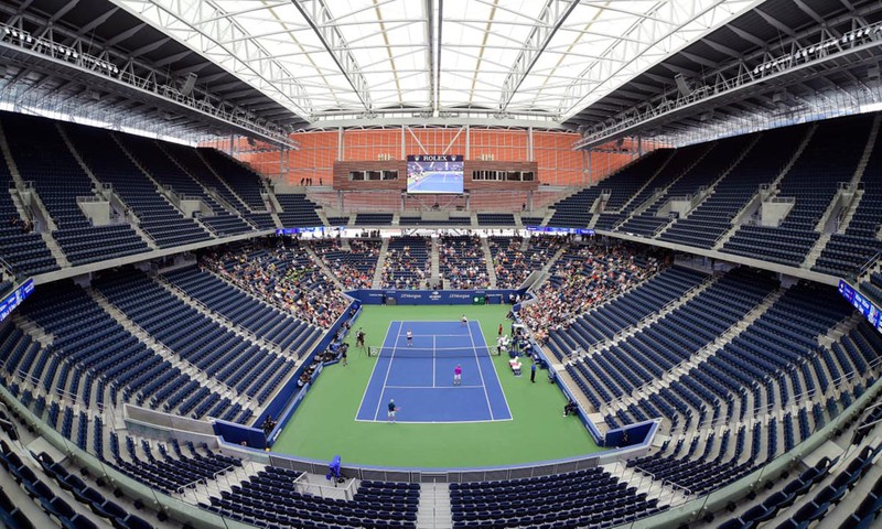 noi to chuc us open tro thanh benh vien da chien chong covid-19  hinh 1