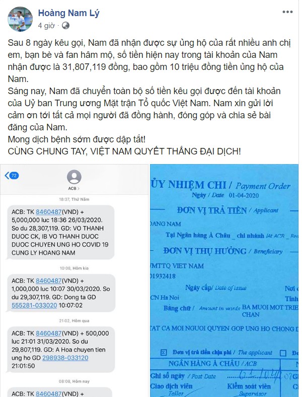 nha vo dich sea games 30 quyen gop ung ho quy chong dich covid-19  hinh 2
