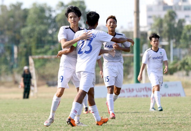 hagl lam nen lich su, ha noi fc som "bat bai" o giai u19 quoc gia  hinh 1